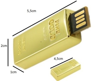 USB-НАКОПИТЕЛЬ 32 ГБ GOLD BAR WEALTH 24H PR