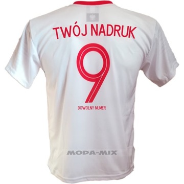 Nadruk - dowolny napis imię nazwisko ksywka numer