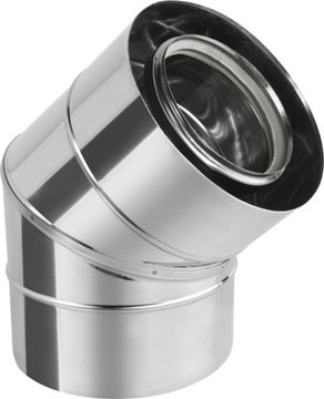 KOLANO 60/100 45 st KONDENSACYJNE TURBO GAZ KOMIN