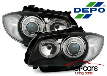 ЛАМПЫ ФАР BMW E81 E87 ANGEL EYES DEPO CCFL