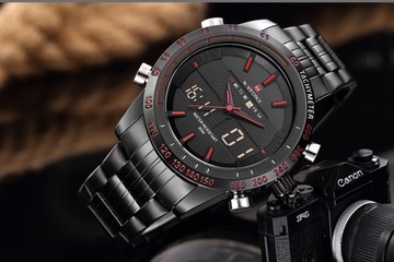 Мужские часы NAVIFORCE Стальной БРАСЛЕТ 6 цветов!