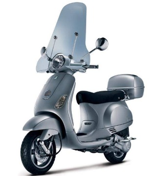 Szyba Owiewka Vespa LX 50 125 150 z mocowaniem