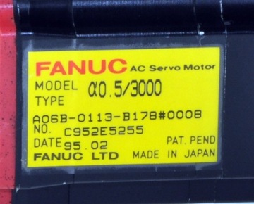 A06B-0113-B178#0008 Серводвигатель FANUC A0.5/3000