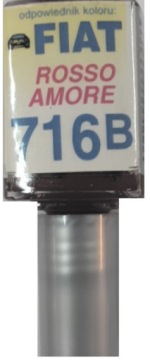 FIAT 716B ROSSO AMORE СРЕДСТВО ДЛЯ УДАЛЕНИЯ ЦАРАПИН С ЛАКОКРАСОЧНОГО ПОКРЫТИЯ АВТОМОБИЛЯ 10 МЛ ARASYSTEM