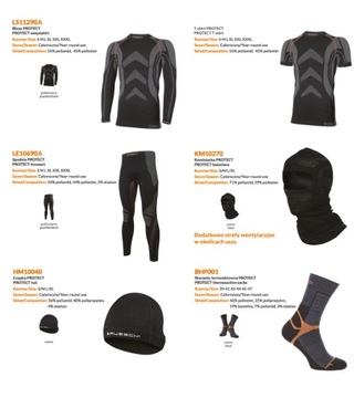 ТЕРМОАКТИВНАЯ ЗАЩИТНАЯ ФУТБОЛКА BRUBECK PROTECT XL