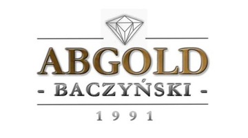 Złoty pierścionek z brylantami i topazem 0,12ct