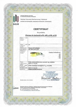 Поворотный крепежный зажим диаметром 120 мм, сертификат AGH.