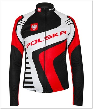 OCIEPLANA BLUZA KOLARSKA POLSKA Czarna 4XL, Loko