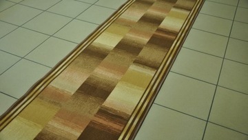 БЕГУНКА IKAT RUNNER С РЕЗИНОВЫМ ПОКРЫТИЕМ, ШИРИНА 100см, КОРИЧНЕВАЯ