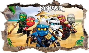 3D-наклейка LEGO NINJAGO XXXXXXXXXXL 166 см x 100 см