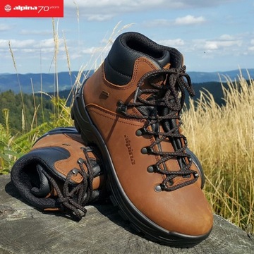 ALPINA TUNDRA Skóra Buty Trekkingowe 100%EU r.42