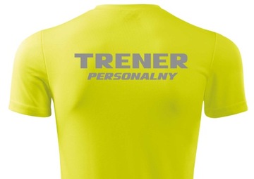 TRENINGOWY T-SHIRT TERMICZNY TRENER PERSONALNY - M