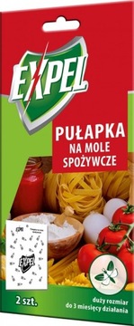 EXPEL PUŁAPKA NA MOLE SPOŻYWCZE 2 SZTUKI