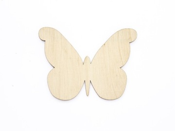 Dekor MOTYL PŁASKI sklejka decoupage ozdoba