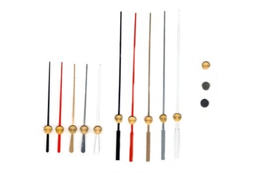 Mechanizm zegarowy 9 mm bezgłośny metalowy wieszak