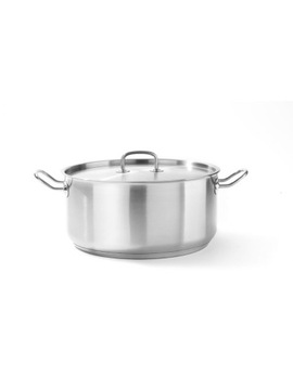 Garnek niski Kitchen Line z pokrywką poj. 12 l