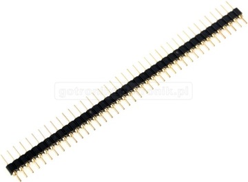 Listwa kołkowa 1x40pin precyzyjna 2,54mm____SIS-40