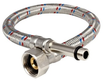 WĄŻ PRZYŁĄCZENIOWY 1/2'' DŁ.KONIEC M10x1 L-60cm HF