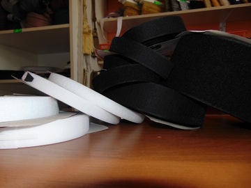 Лента-липучка-липучка 2 см Белый