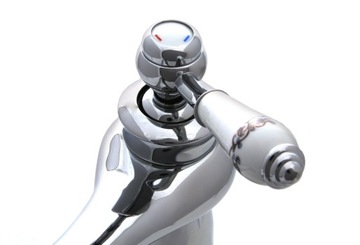 фото ориг. №4, Washbasin faucet freestanding retro chrome gloss