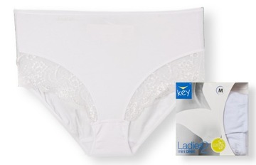 KEY LPF 111 Figi Full Bikini 1 szt. białe M
