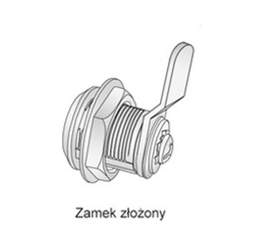 ЗАМОК ДЛЯ КОРОБКИ ЗАМКИ ДЛЯ ШКАФА ПОгнутый ЗАМОК