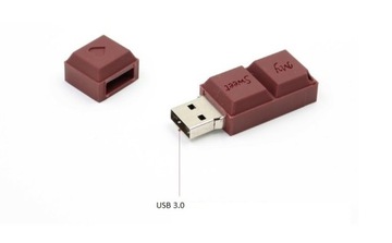 НАКОПИТЕЛЬ 3.0 USB 16 ГБ ШОКОЛАДНО-КОРИЧНЕВЫЙ ПОДАРОК