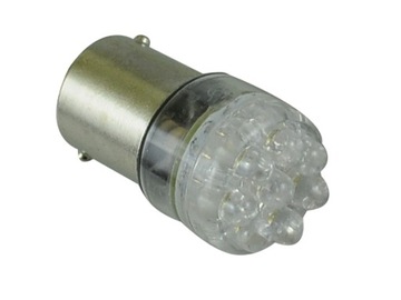 żarówka 8 LED Ba15s P5W R10W R5W Biała Zimna 12V