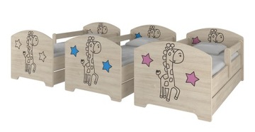 Детская кроватка OSKAR 140X70 BABY BOO матрас
