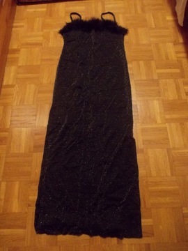 Sukienka wieczorowa + bolerko r. S, czarna,okazja!