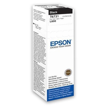 EPSON Ink T6731 BLACK флакон 70 мл для L800