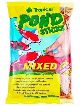 TROPICAL POND STICKS MIXED 50L/4KG POKARM DLA RYB