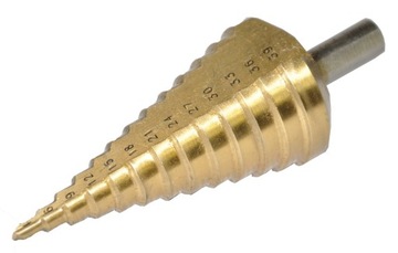 WIERTŁO STOŻKOWE STOPNIOWE HS TYTAN 4-39mm WIERTŁA