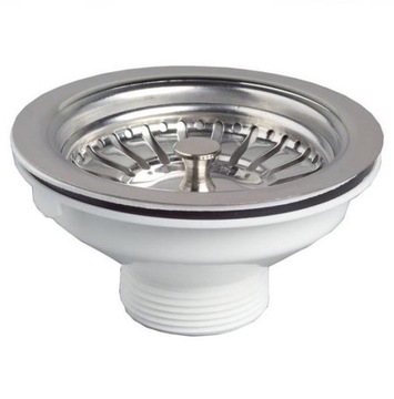 Sitko metalowe Spust do zlewu zlewozmywaka 90mm