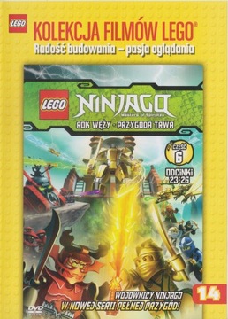 [DVD] LEGO NINJAGO - ROK WĘŻY Część 6 (folia)
