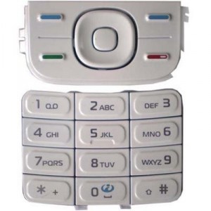 NOWA KLAWIATURA NOKIA 5200 BIAŁA KOMPLETNA