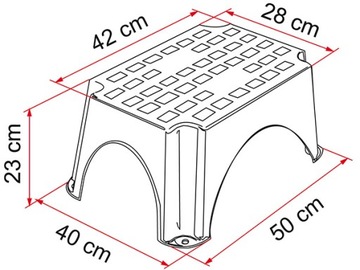 STOPIEŃ SCHODEK WEJŚCIOWY FIAMMA DO 150 KG