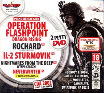 Operation Flashpoint: Dragon Rising + 4 gry. 2 DVD