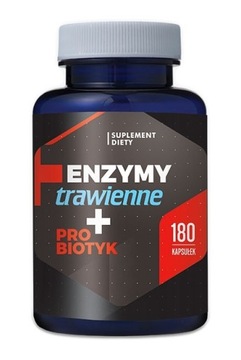 ENZYMY TRAWIENNE + PROBIOTYK 180kaps HEPATICA