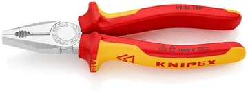 KNIPEX 03 06 180 Kombinerki uniwersalne VDE 180mm