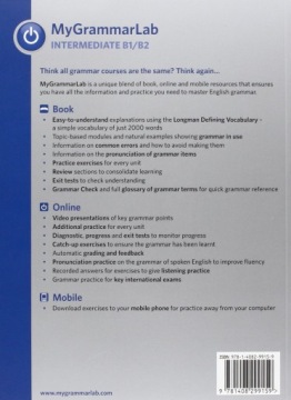 MyGrammarLab INTERMEDIATE Учебник + MyLab + ключ