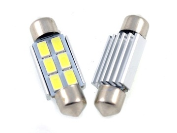 LED 6 SMD 5630 canbus C5W CAN BUS żarówka 31 mm