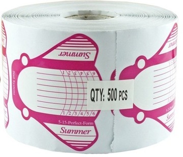 500 SZABLONY formy DO PAZNOKCI DWUSTRONNE SZPIC