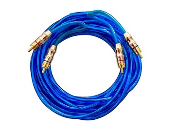 ПОДКЛЮЧЕНИЕ КАБЕЛЯ RCA 2XRCA РАЗЪЕМ Cinch 5 м HQ РУЛЕВОЕ УПРАВЛЕНИЕ