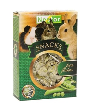 NESTOR SNACKS PŁATKI GROCHU 55G KRÓLIK GRYZONIE