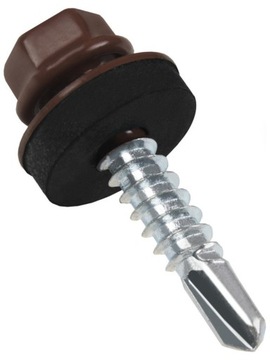 WKRĘTY FARMERSKIE 250 szt RAL 8017 4,8 x 25 mm