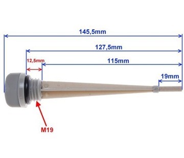 ШТЫКОВЫЙ УРОВЕНЬ МАСЛА JUNAK SHINERAY 156FMI