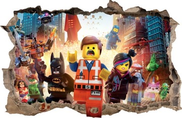 NAKLEJKI NA ŚCIANĘ Dziura LEGO 42 115x75 cm