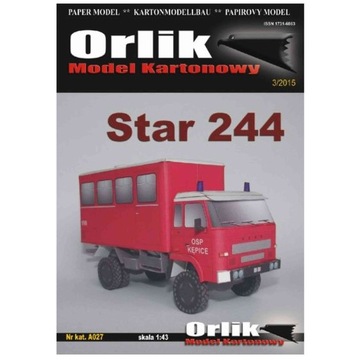 Orlik A027 - Samochód Star 244 Straż Pożarna 1:43