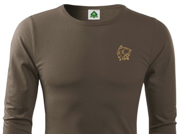 LONGSLEEVE FORESTMAX DLA WĘDKARZA NADRUK KARP XXL